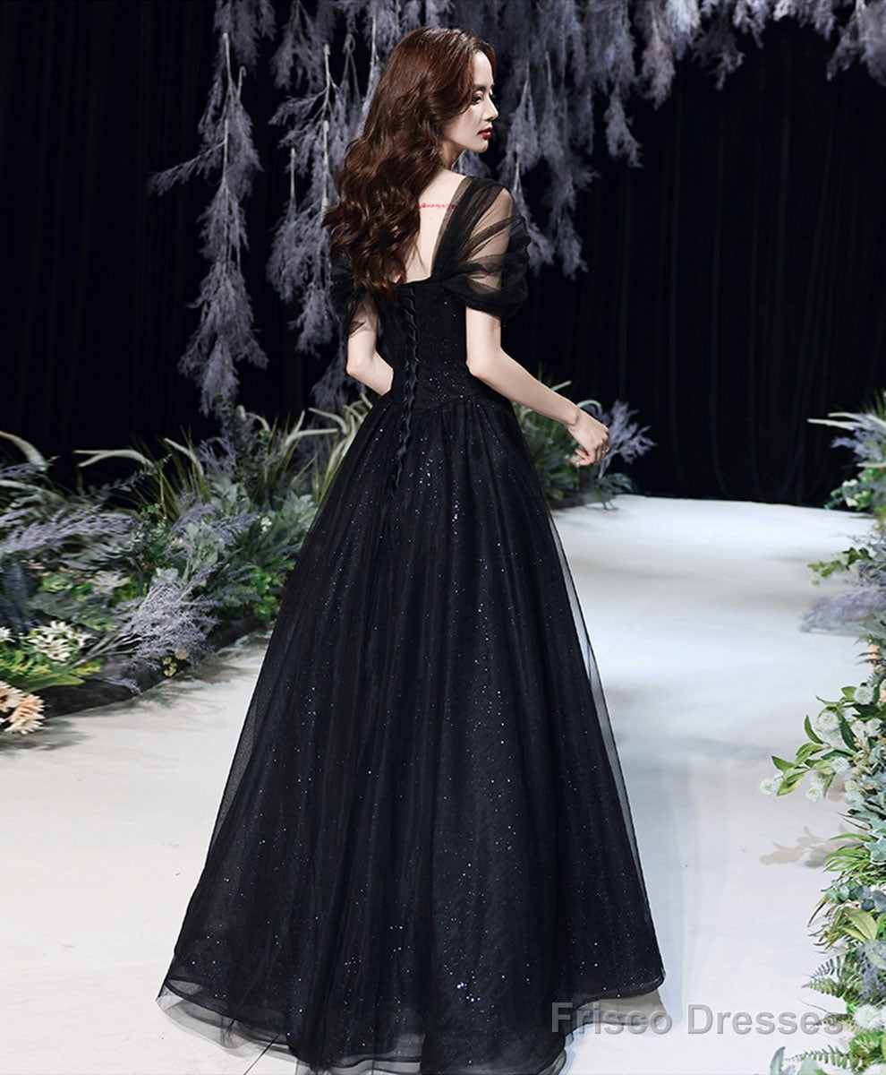 Simple Burgundy Tulle Off Shoulder Prom Dress Tulle Evening Dress
