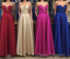 Simple Design Sweetheart Long Satin Formal Prom Dress