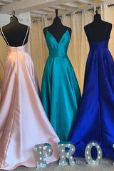 Simple Elegant Prom Dress , Formal Dress, Dance Dresses, Graduation School Party Gown