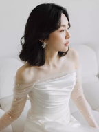 Simple Mermaid Sleeveless Long Prom Dress