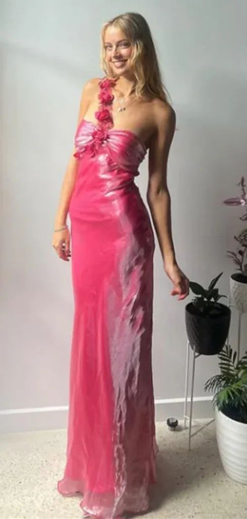 Simple Sleeveless Mermaid Satin Evening Prom Dresses Evening Dress Main image