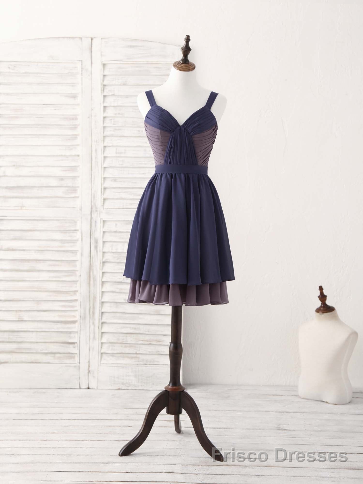 Simple Sweetheart Chiffon Short Prom Dress, Homecoming Dress Main image