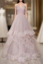Simple Tulle Long Formal Prom Dress Tulle Sweet 16 Dress
