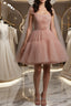 Simple tulle short Formal Prom Dresses, tulle homecoming Dresses