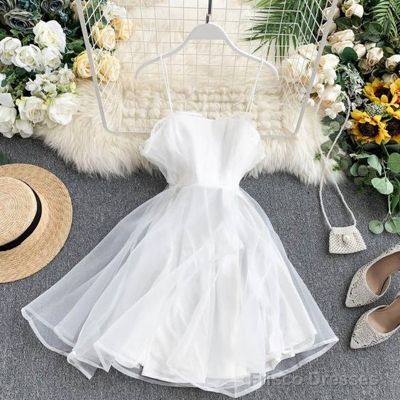 Spaghetti Strap A Line Summer Dresses Homecoming Dress Main image