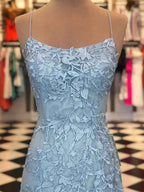 Baby Blue Mermaid Prom Dresses | Stock In USA