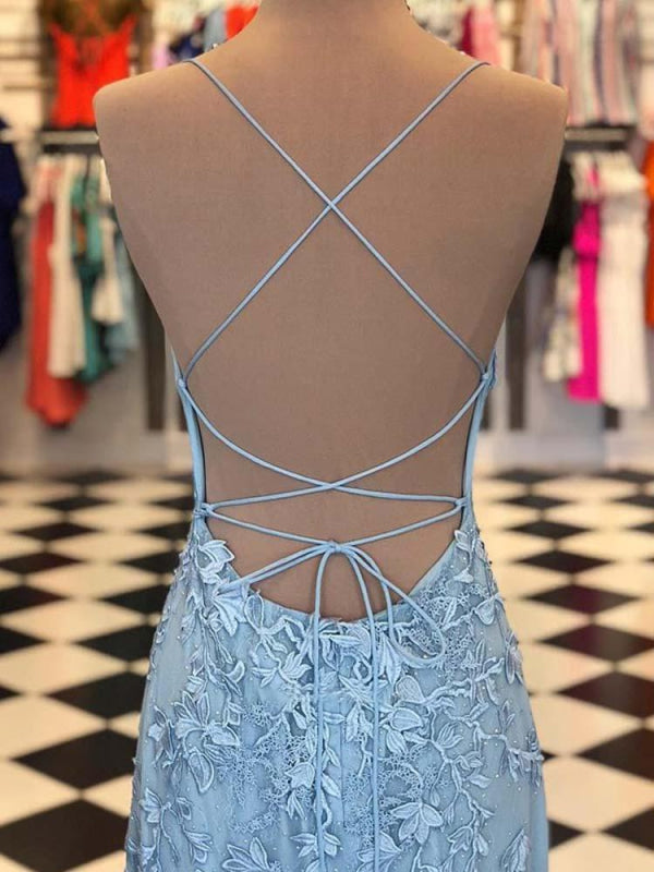 Baby Blue Mermaid Prom Dresses | Stock In USA