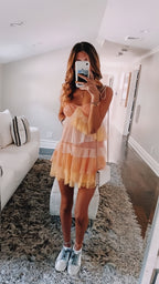 Spaghetti Straps Chiffon Lace Homecoming Dresses Mini Prom Dress,