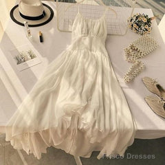 Spaghetti Straps Chiffon Prom Dress
