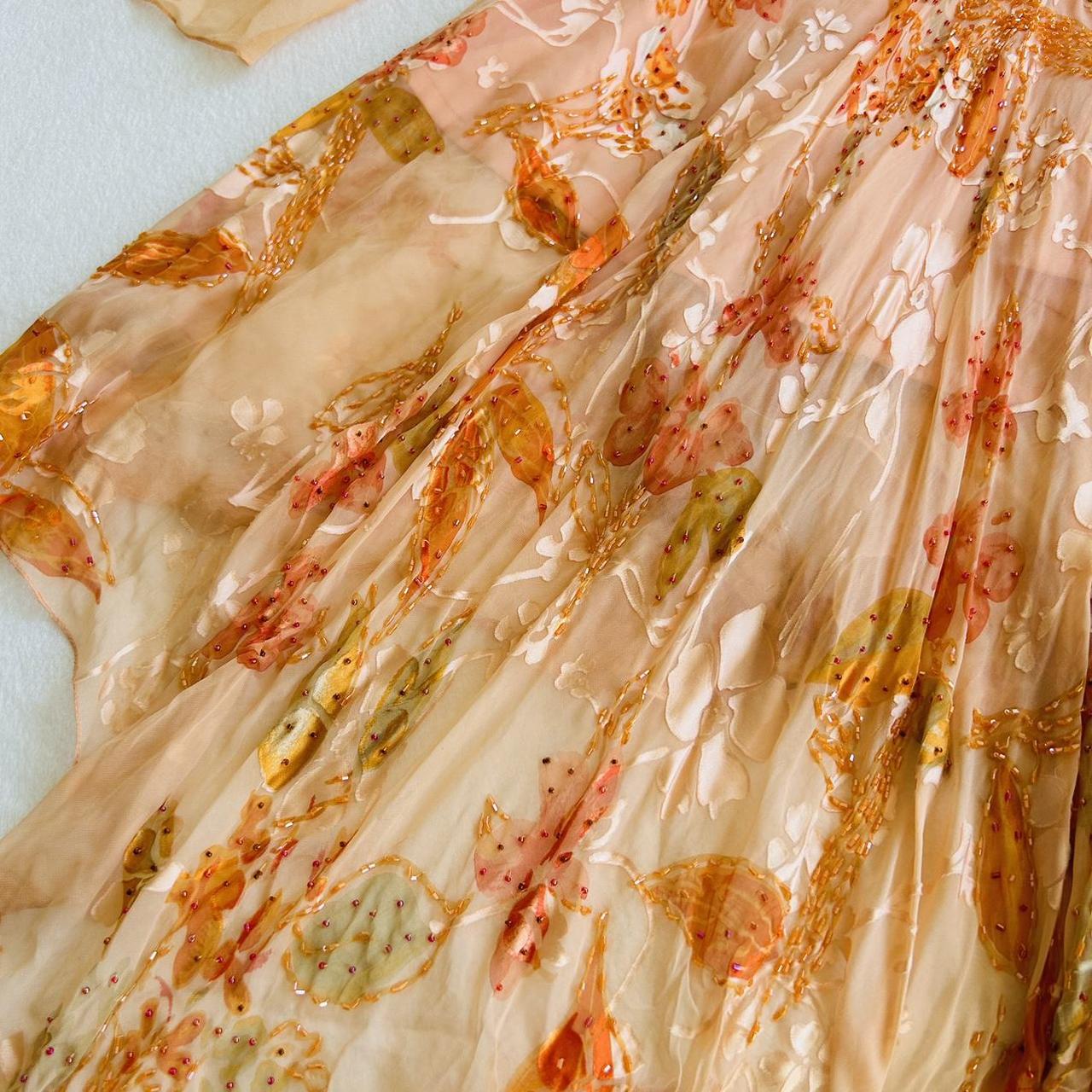 Spaghetti Straps Orange A-Line Dress Prom Dress