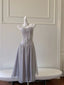 Sparkling A-Line Strap Sequined Tassel Tulle Long Prom Dress Evening Dress