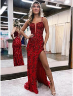 Mermaid /Trumpet Evening Gown Open Back Prom Dress Party Dresses