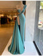 Sparkly Sequined Split Mermaid Evening Dresses Crystal Long Formal Prom Gowns Custom Made Plus Size Pageant Wear Party Dress