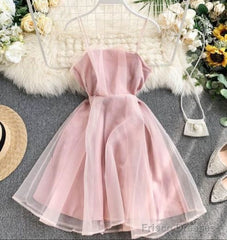 Strap High Waist Sleeveless Mini Elegant Homecoming Dress