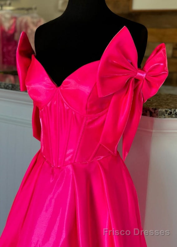 Strapless A-line Long Prom Dress with Bow Secondary image