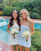Strapless Blue Sheath Homecoming Dress Short Prom Dress