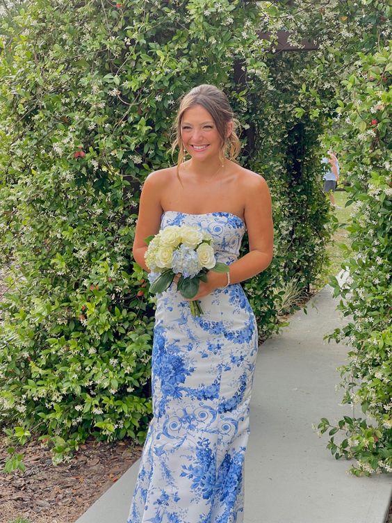 Strapless Long Prom Dress, Party Dress Evening Dress Main image