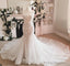 Strapless Mermaid Wedding Dresses,Custom Made Bridal Dress