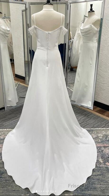 Straps  A-Line Beach Wedding Dress Secondary image