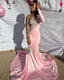 Stunning And Elegant Princess Party Wear Gown Pink Prom Dresses