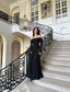 Stunning Black Off-The-Shoulder Mermaid Prom Dress Birthday Outfits
