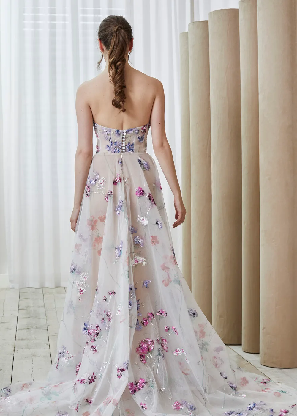 Stylish Lace Long A Line Prom Dress Evening Dress