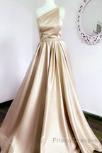 Stylish Satin Formal Prom Dress Long Strapless