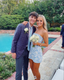 Sweet Blue Strapless Homecoming Dress Short Party Dress