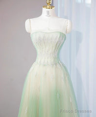 Sweet Fairy Style Ball Gown For Birthday&Quinceanera-Sparkling Diamond  A-Line Tulle Evening Dress