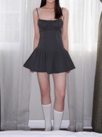 Sweet Pleated Square Neck Light Pink 17Th Birthday Homecoming Dress