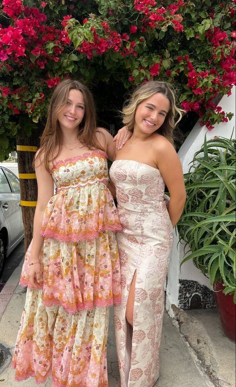 Sweet Straps Tiered A-Line Long Party Dress Secondary image