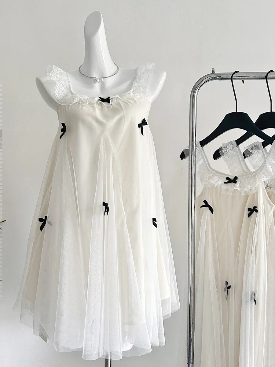 Sweet White Lace Ruffled Tulle Short 16Th Birthday Dress