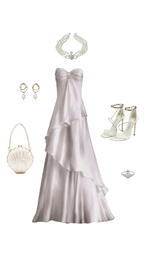 Sweetheart A Line White Long Prom Dresses Party Dresses