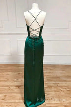 Sweetheart Neck Green Mermaid Long Formal Prom Dress