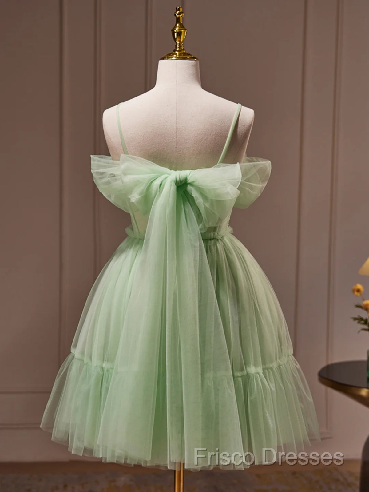 Sweetheart Neck Short Green Formal Prom Dress, Short Green Graduation Homecoming Dress