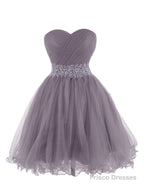 Sweetheart Tulle Cocktail Homecoming Dress