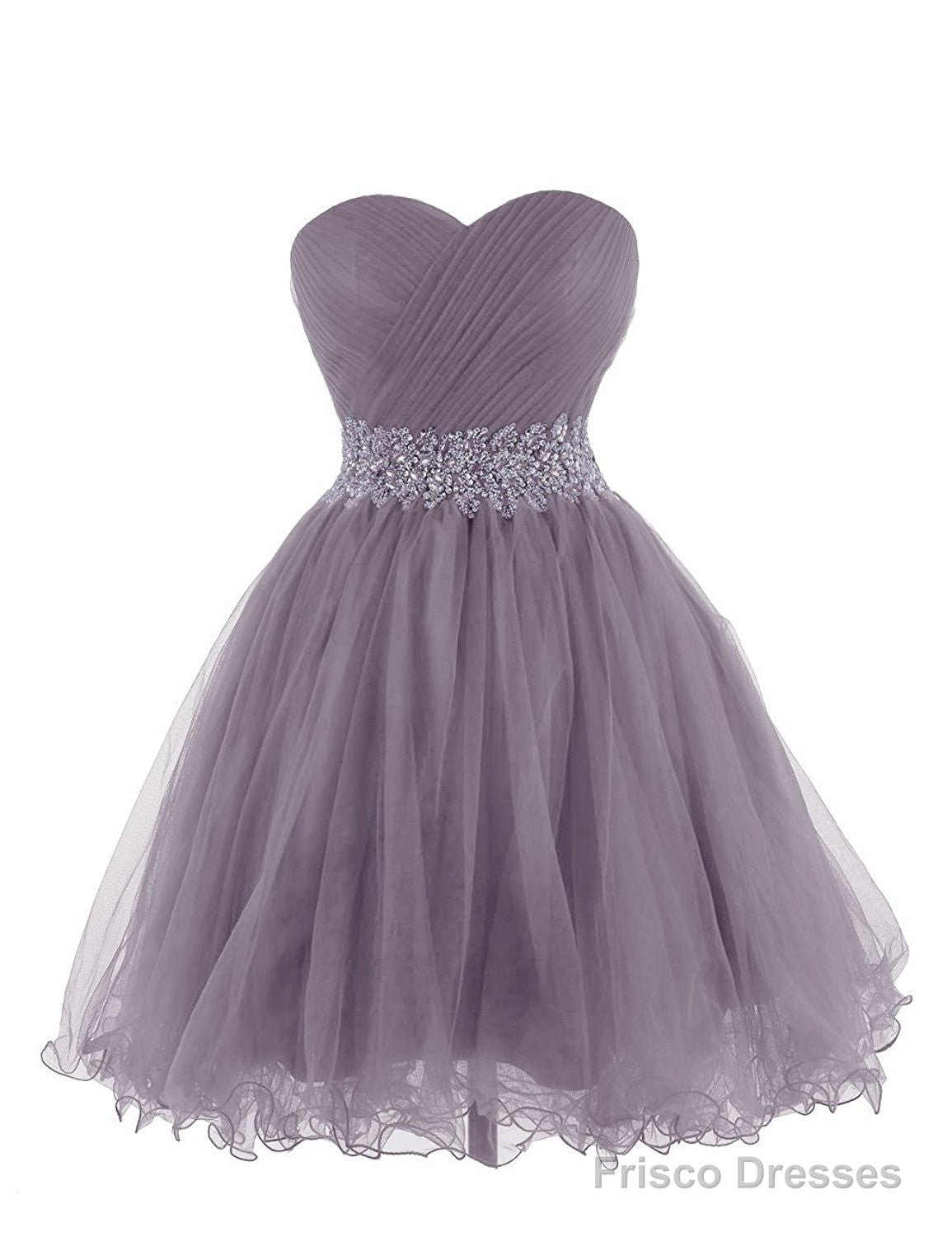 Sweetheart Tulle Cocktail Homecoming Dress