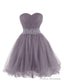 Sweetheart Tulle Cocktail Homecoming Dress
