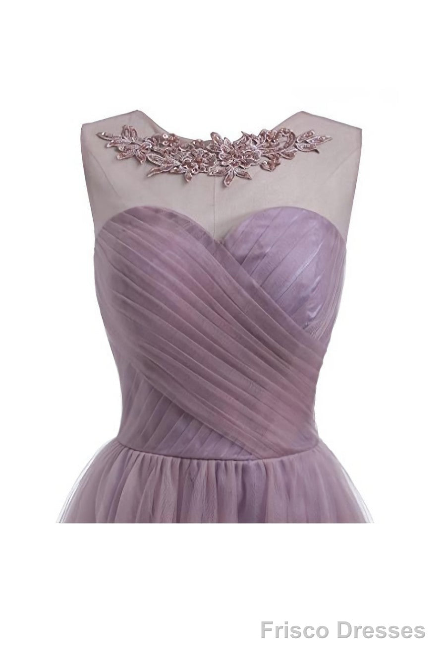 Sweetheart Tulle Homecoming Dresses A Line Scoop Short Prom Dress Main image