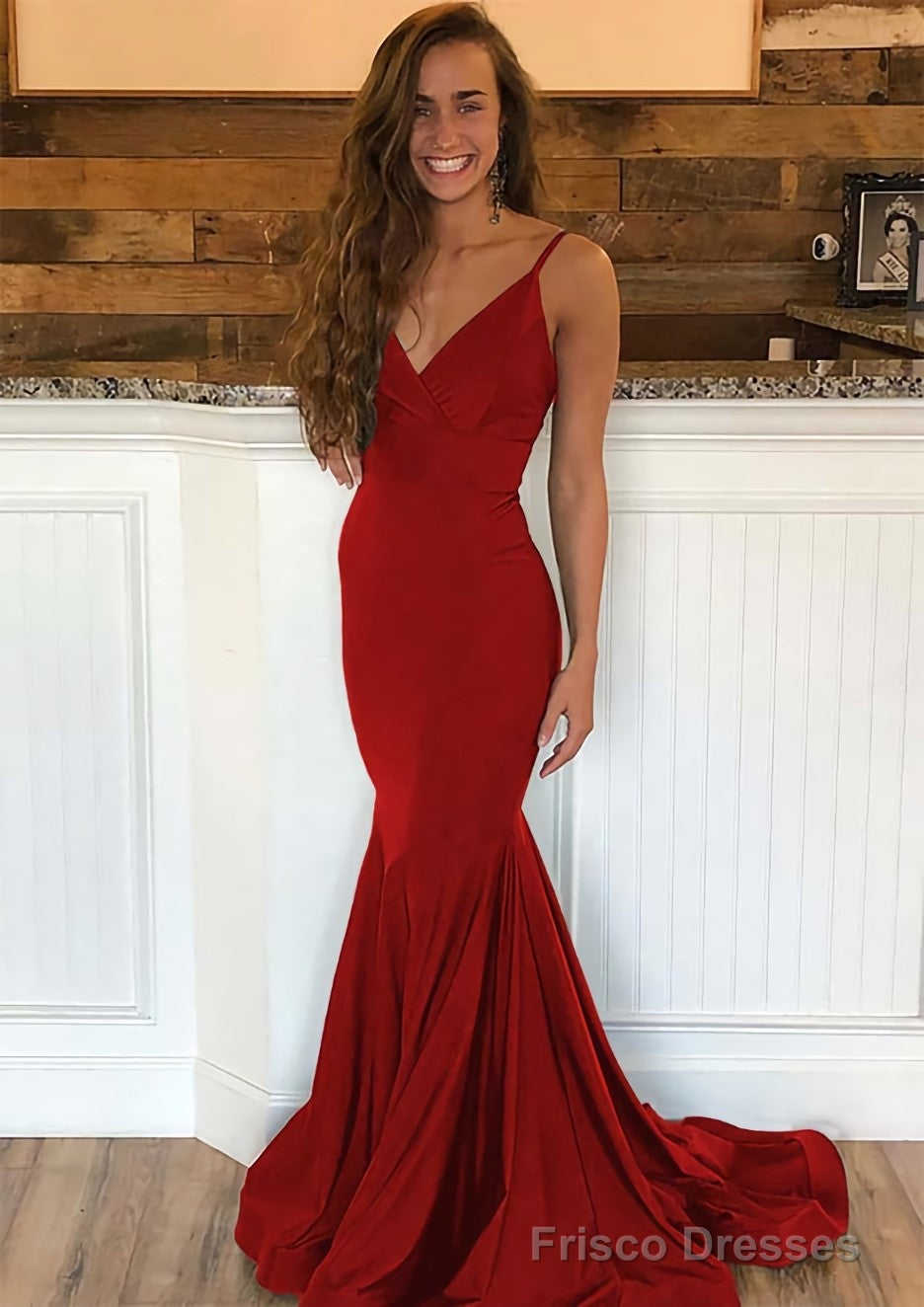 Trumpet/Mermaid Sleeveless Sweep Train Charmeuse Prom Dresses With Pleated