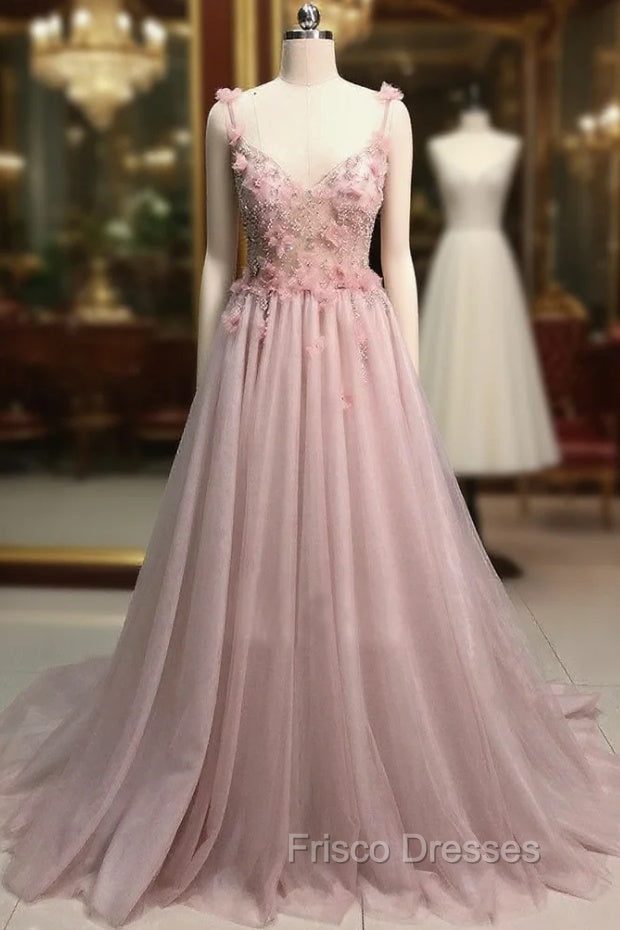 Tulle A-Line/Princess Appliques Lace Wedding Dress Main image