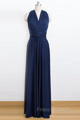 Tulle Floor-Length Sleeveless Convertible Bridesmaids Dress