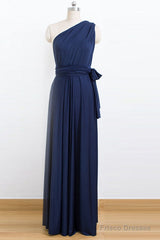 Tulle Floor-Length Sleeveless Convertible Bridesmaids Dresses
