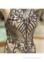 Tulle Jewel Beadings Mermaid Formal Dress