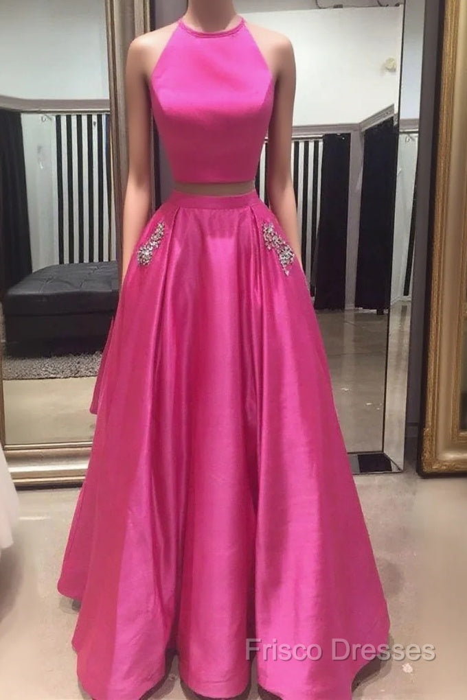 Two Pieces Formal Prom Dress,Simple Formal Prom Dress,Party Dress Main image