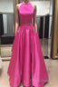 Two Pieces Formal Prom Dress,Simple Formal Prom Dress,Party Dress