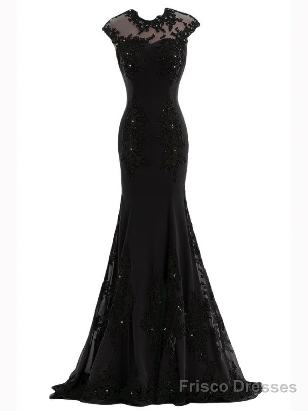 Unique Appliques Beading Trumpet/Mermaid Mother of the Bride Dress Main image