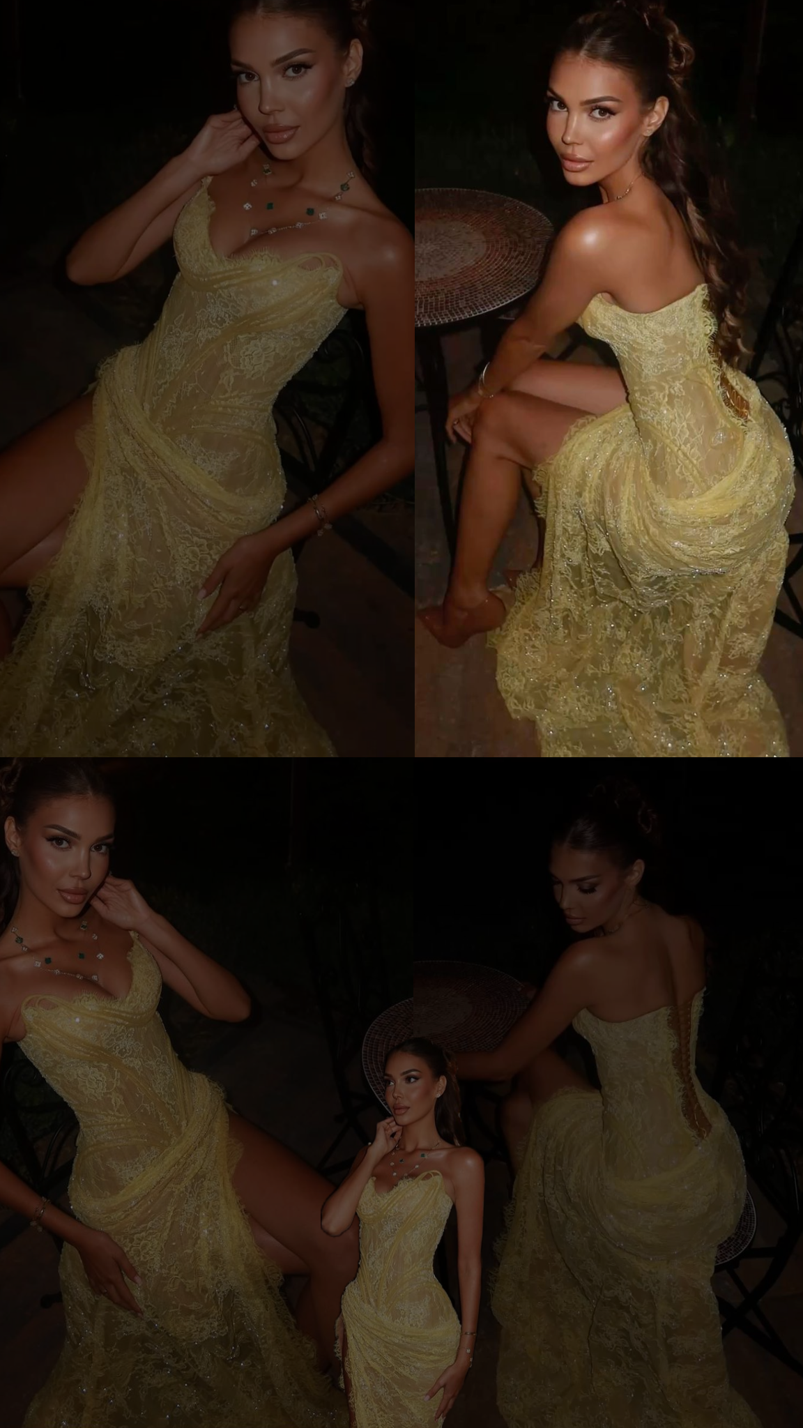 Unique Mermaid Sweetheart Yellow Lace Slit Prom Dresses Long Party Dre Frisco Dresses Unique Mermaid Sweetheart Yellow Lace Slit Prom Dresses Long Party Dre Frisco Dresses