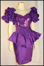 Unique Purple Short Formal Prom Dress, Formal Dress