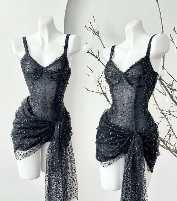 Unique Sheath Straps Sequin Lilac Formal Tight Homecoming Dresses 8Th Grad Dance Graduation Dress Short Hoco Dresses